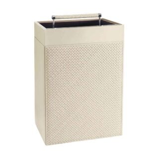 Riviere Diana Leather Laundry Basket | Kneen & Co