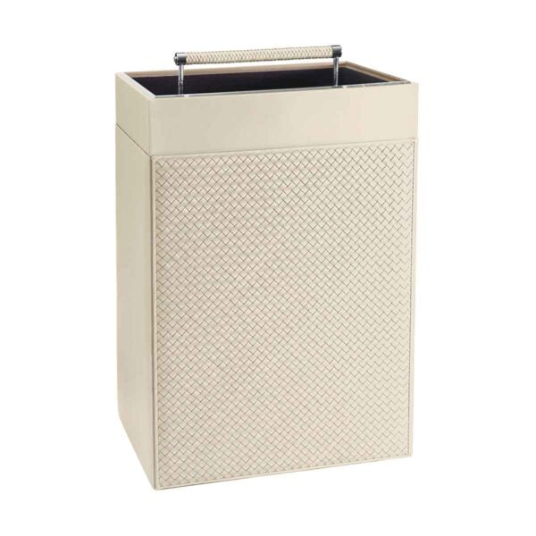 Riviere Diana Leather Laundry Basket | Kneen & Co