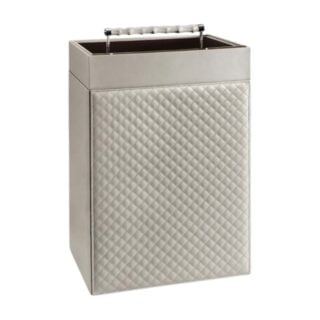 Riviere Lea Leather Laundry Basket | Kneen & Co