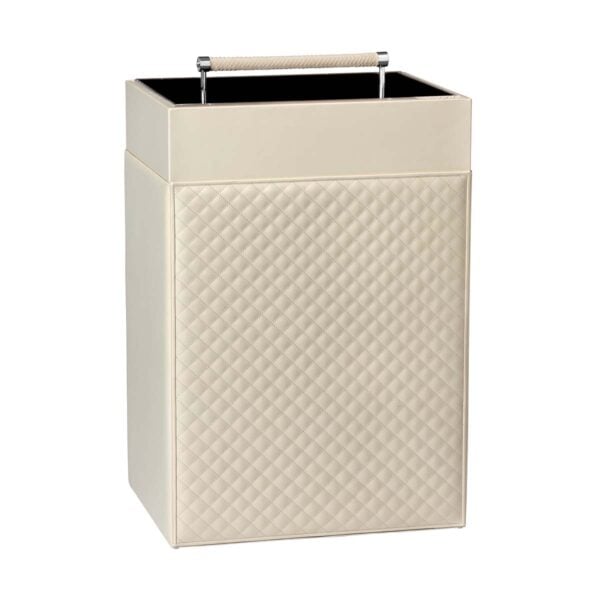 Riviere Diana Leather Laundry Basket | Kneen & Co