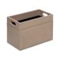 Riviere Emy Handwoven Leather Magazine Holder | Kneen & Co
