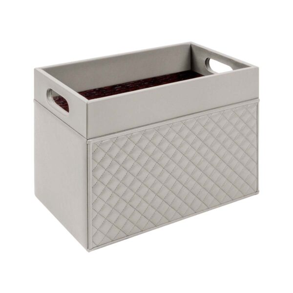 Riviere Emy Diamonds Leather Magazine Holder | Kneen & Co