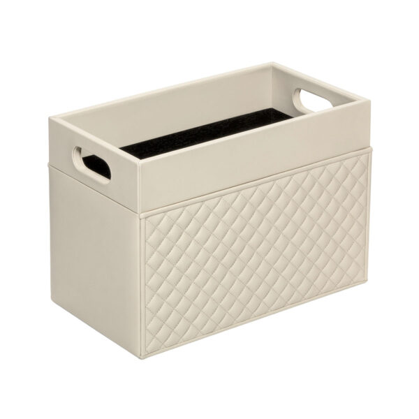 Riviere Emy Diamonds Leather Magazine Holder | Kneen & Co