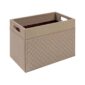Riviere Emy Diamonds Leather Magazine Holder | Kneen & Co