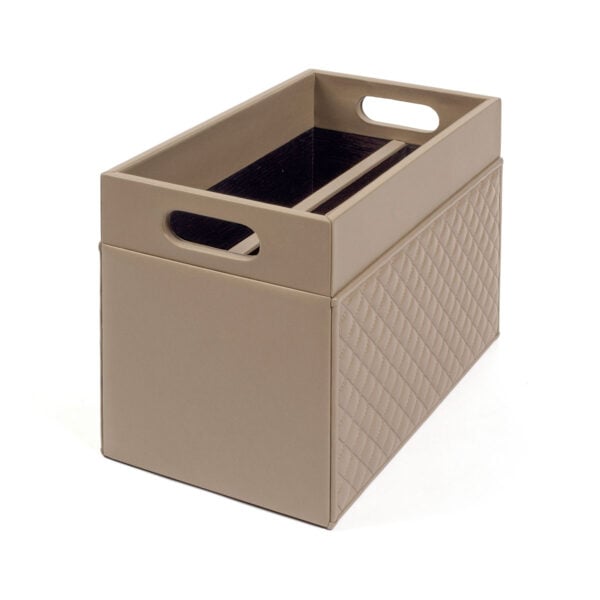 Riviere Emy Diamonds Leather Magazine Holder | Kneen & Co
