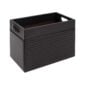 Riviere Emy Lines Leather Magazine Holder | Kneen & Co