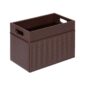 Riviere Emy Herringbone Leather Magazine Holder | Kneen & Co