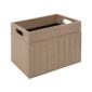 Riviere Emy Herringbone Leather Magazine Holder | Kneen & Co