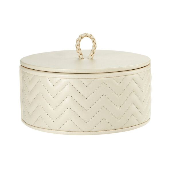 GB-Riviere-RBX2-TS-Jana-HerringboneRoundBox-WithLid-MED-IVORY-CUTOUT01-1200x1200-100KB Riviere Jana Round Box | Kneen & Co