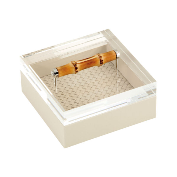 GB-Riviere-S1-INT-B-Frida-HandwovenSQRBox-With-BAMBOO-Handle-SM-IVORY-CUTOUT01-1200x1200-100KB Riviere Frida Square Box | Kneen & Co