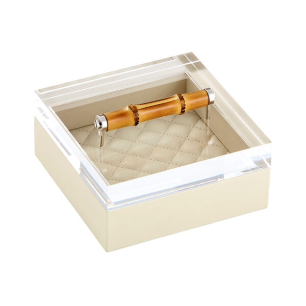 GB-Riviere-S1-PT-B-Frida-DiamondsSQRBox-With-BAMBOO-Handle-SM-IVORY-CUTOUT01-1200x1200-100KB Riviere Frida Square Box | Kneen & Co