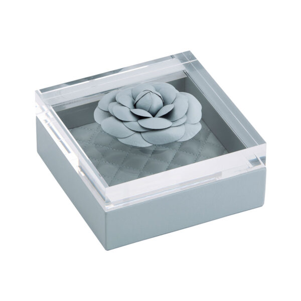 GB-Riviere-S1-PT-FL-Fleur-DiamondsSQRBox-QuiltedPadded-SM-AZURE-CUTOUT01-1200x1200-100KB Riviere Fleur Square Box | Kneen & Co