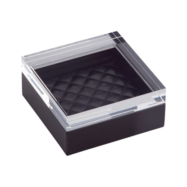GB-Riviere-S1-PT-Febe-DiamondsSQRBox-QuiltedPadded-SM-BLK-CUTOUT01-1200x1200-100KB Riviere Febe Square Box | Kneen & Co