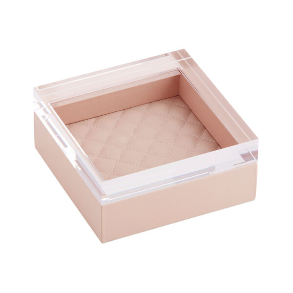 GB-Riviere-S1-PT-Febe-DiamondsSQRBox-QuiltedPadded-SM-BLUSH PINK-CUTOUT01-1200x1200-100KB Riviere Febe Square Box | Kneen & Co