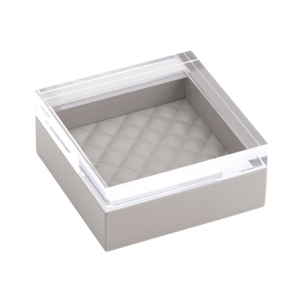 GB-Riviere-S1-PT-Febe-DiamondsSQRBox-QuiltedPadded-SM-GREY-CUTOUT01-1200x1200-100KB Riviere Febe Square Box | Kneen & Co
