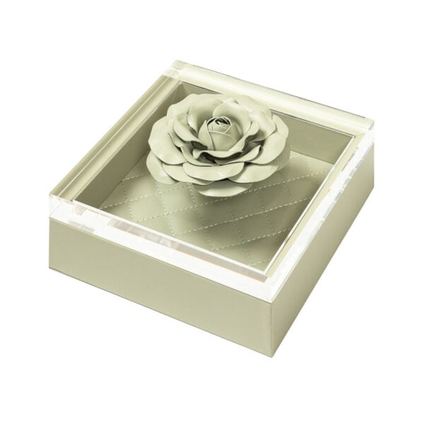 GB-Riviere-S1-PT-RS-Fleur-Rose-DiamondsSQRBox-SM-RV109CeladonGreen-CLOSED-CUTOUT01-1200x1200-100KB Riviere Fleur Rose Square Box | Kneen & Co