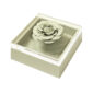 Riviere Fleur Rose Square Box | Kneen & Co