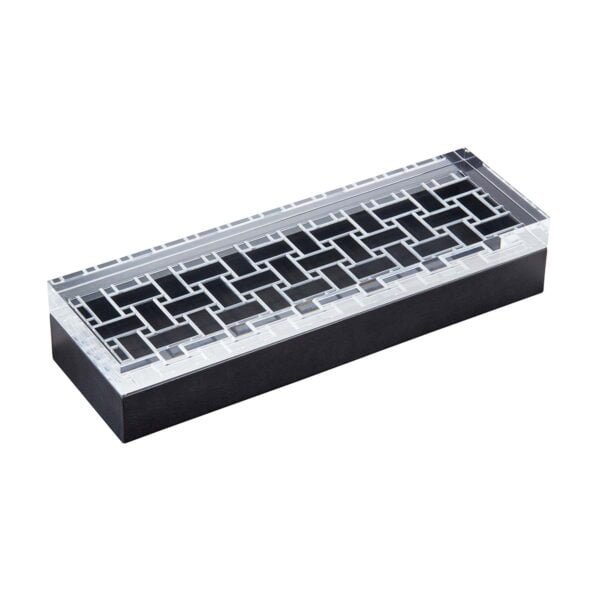 GB-Riviere-S2-CX-Box-Fedra-LongRectangularBox-BLK-CUTOUT01-1200x1200-100KB Riviere Fedra Rectangular Box | Kneen & Co