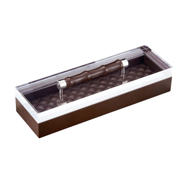 GB-Riviere-S2-PT-BP-Lea-Diamonds-LongRectangularBox-withLeatherCovered-BAMBOO-Handles-MOKA-CUTOUT01-1200x1200-100KB Riviere Lea Rectangular Box | Kneen & Co