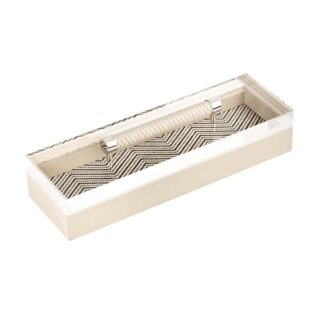 Riviere Diana Waxed Cotton Long Rectangular Box