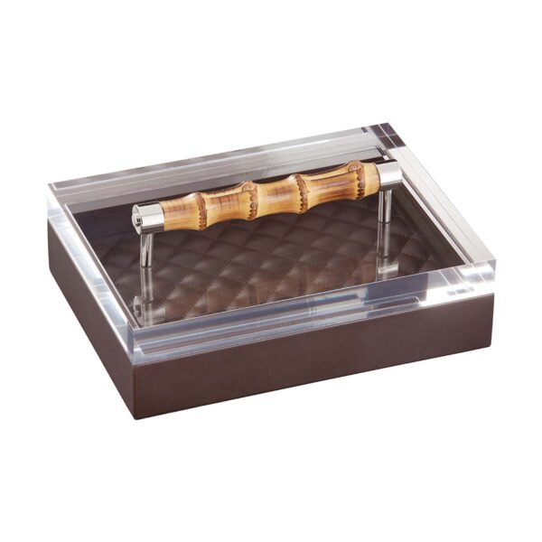 GB-Riviere-S3-PT-B-Frida-DiamondsRectangularBox-QuiltedPadded-withBamboo-Handle-MOKA-CUTOUT01-1200x1200-100KB Riviere Frida Rectangular Box | Kneen & Co