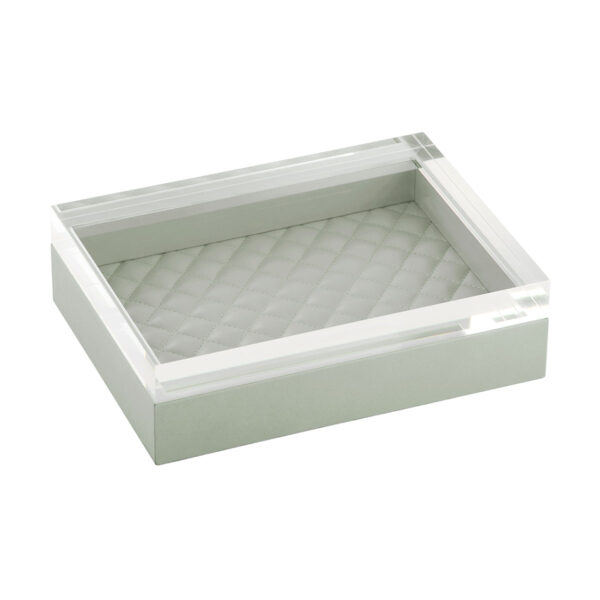 GB-Riviere-S3-PT-Febe-DiamndsRectangularBox-QuiltedPadded-CELADON GREEN-CUTOUT01-1200x1200-100KB Riviere Febe Rectangular Box | Kneen & Co
