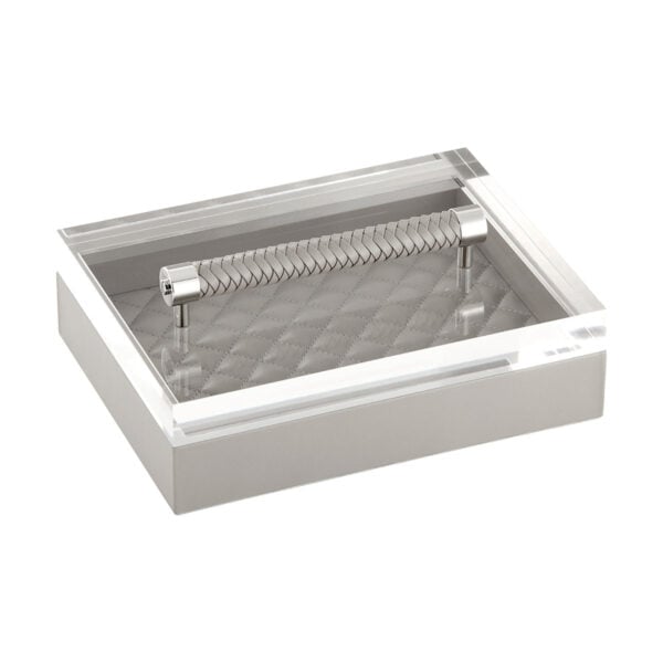 GB-Riviere-S3-PT-P-Diana-DiamndsRectangularBox-QuiltedPadded-withLeatherHandle-GREY-CUTOUT01-1200x1200-100KB Riviere Diana Rectangular Box | Kneen & Co