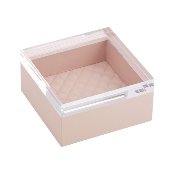 GB-Riviere-S4-PT-Febe-DiamondsSQRBox-Leather-QuiltedPadded-LG-BLUSH PINK-CUTOUT01-1200x1200-100KB Riviere Febe Square Box | Kneen & Co
