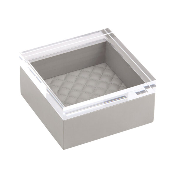 GB-Riviere-S4-PT-Febe-DiamondsSQRBox-Leather-QuiltedPadded-LG-GREY-CUTOUT01-1200x1200-100KB Riviere Febe Square Box | Kneen & Co