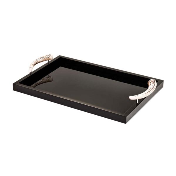 GB-Riviere-VG-L-C-Dafne-Tray-Lacquer-LG-BLK-CUTOUT01-1200w-100kb Riviere Dafne Tray | Kneen & Co