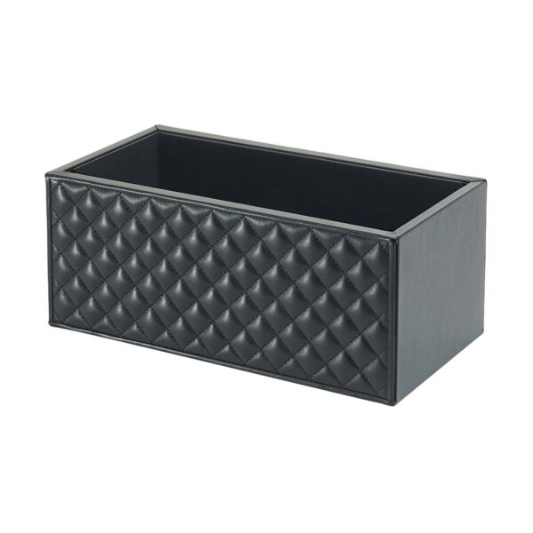 GB-Riviere-VT8-PT-Scilla-DiamndsBasket-BLACK-CUTOUT01-1200x1200-100KB Riviere Scilla Diamonds Leather Storage Basket | Kneen & Co