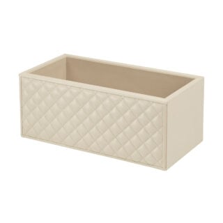 Riviere Scilla Diamonds Leather Storage Basket | Kneen & Co