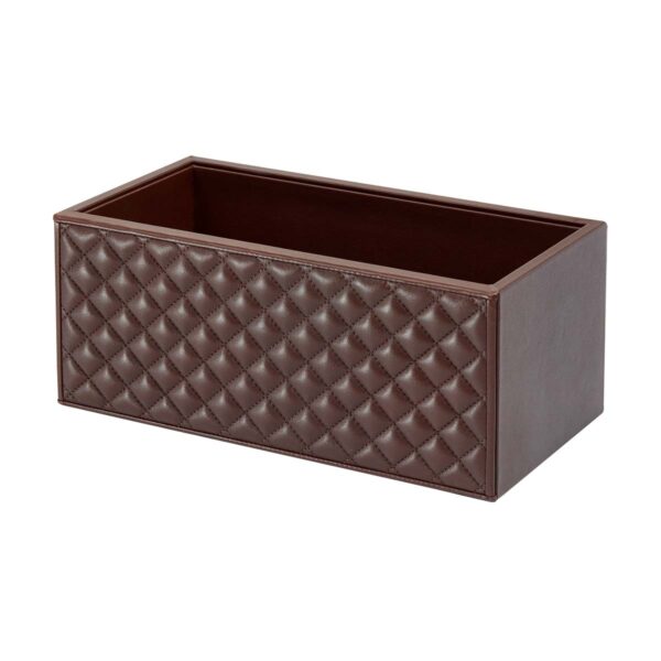 GB-Riviere-VT8-PTBox-LeatherQuilted-Rectangle-CUTOUT-MOKA-1200x1200-100KB Riviere Scilla Diamonds Leather Storage Basket | Kneen & Co