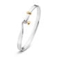 Georg Jensen Torun Bangle Silver & Gold | Kneen & Co