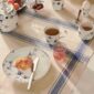 Royal Copenhagen Blue Elements Tea Service set on table | Kneen & Co