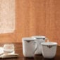 Royal Copenhagen Black Lace Dinnerware Collection set on table | Kneen & Co