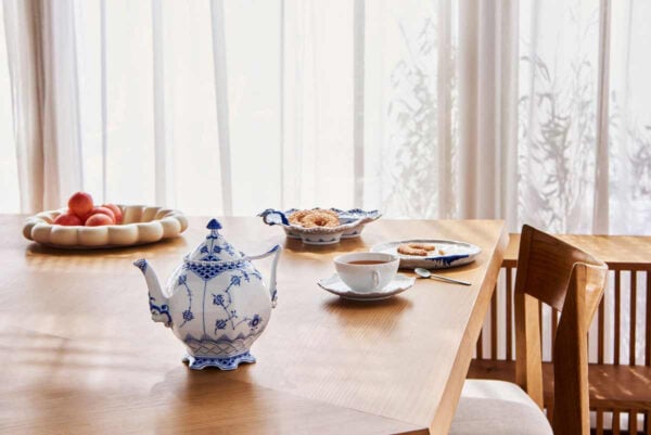 Royal Copenhagen Blue Fluted Lace Small Teapot | Kneen & Co