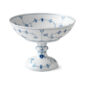 Royal Copenhagen Blue Fluted Plain Bowl on High Foot | Kneen & Co
