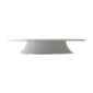 Royal Copenhagen Blue Fluted Plain Dish on Stand shown on table | Kneen & Co