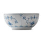 Royal Copenhagen Blue Fluted Plain Cereal Bowl shown on table | Kneen & Co