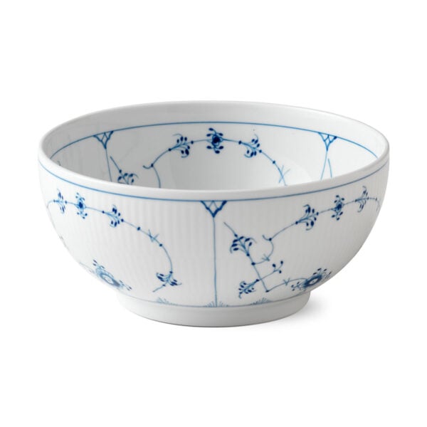 RoyalCopenhagen-1016766-BLUE-FLUTED-PL-BOWL-21CM-02-1200x1200-100KB Royal Copenhagen Blue Fluted Plain Large Salad Bowl | Kneen & Co