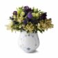 Royal Copenhagen Blue Fluted Plain Large Vase shown on table | Kneen & Co