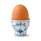 Royal Copenhagen Blue Fluted Egg Cup shown on table | Kneen & Co