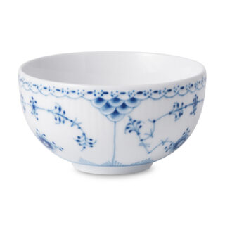 Royal Copenhagen Blue Fluted Half Lace Cereal Bowl | Kneen & Co