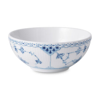 Royal Copenhagen Blue Fluted Half Lace Deep Bowl | Kneen & Co