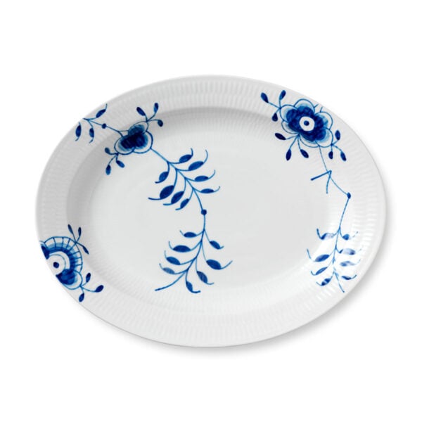 Royal Copenhagen Blue Fluted Mega Large Oval Dish | Kneen & Co
