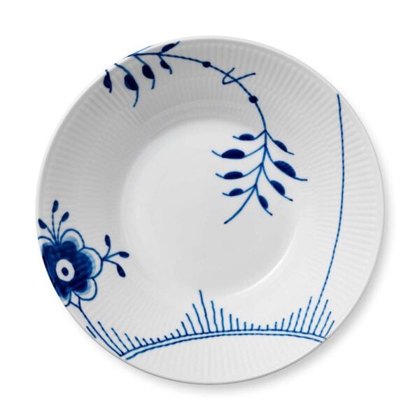 Royal Copenhagen Blue Fluted Mega Deep Serving Plate | Kneen & Co