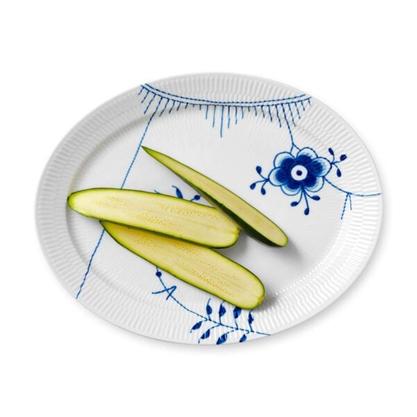 RoyalCopenhagen-1016911-BLUE-MEGA-DISH-OVAL-35CM-1-1200x1200-100KB Royal Copenhagen Blue Fluted Mega Medium Oval Dish | Kneen & Co