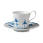 Royal Copenhagen Blue Elements High Handle Cup and Saucer | Kneen & Co