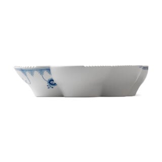 Royal Copenhagen Blue Elements Snack Dish shown on table | Kneen & Co